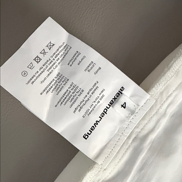 Alexander Wang Black and White Mini Skirt - Picture 7 of 9